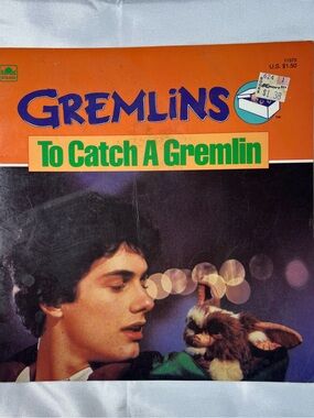 Vintage 1984 Gremlins To Catch a Gremlin Golden Paperback Book Movie